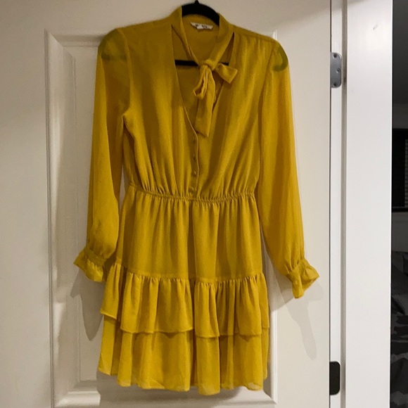 BB Dakota Yellow Dress - Picture 1 of 6